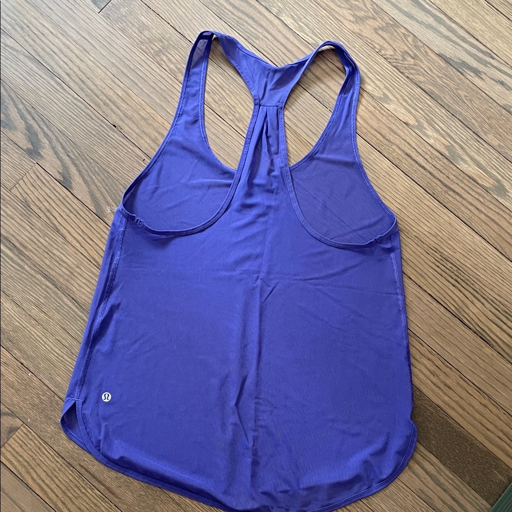 Lululemon Purple Racerback Tank Top